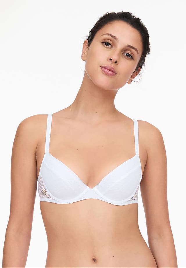 chantelle Soutien-gorge coques push-up - Blanc - Ondine