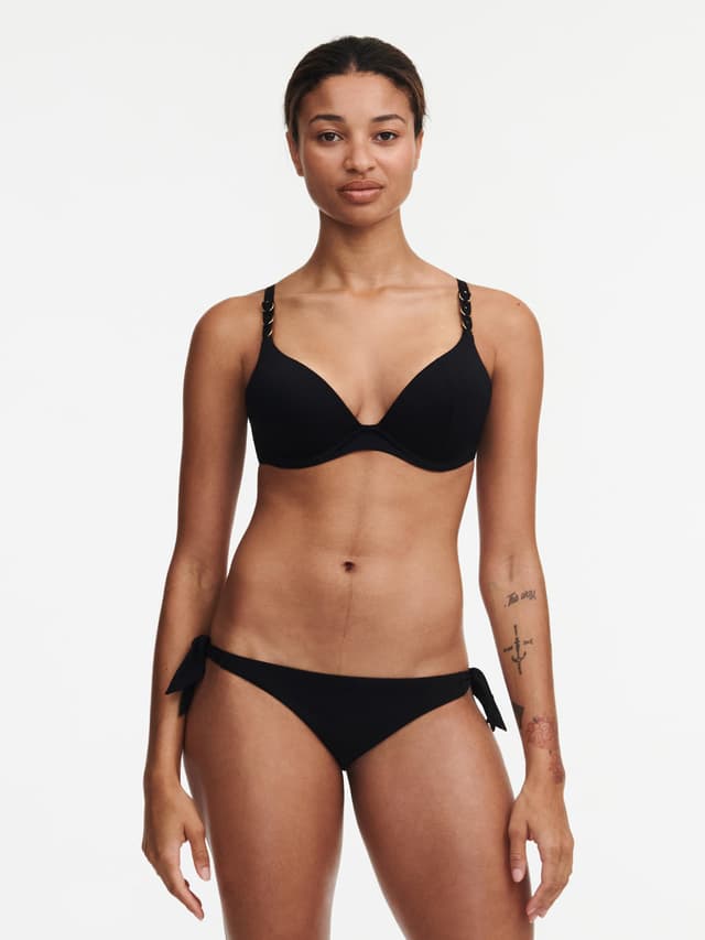 Chantelle Soutien-gorge Coques Push-up Bretelles Multi-positions - Noir - Emblem