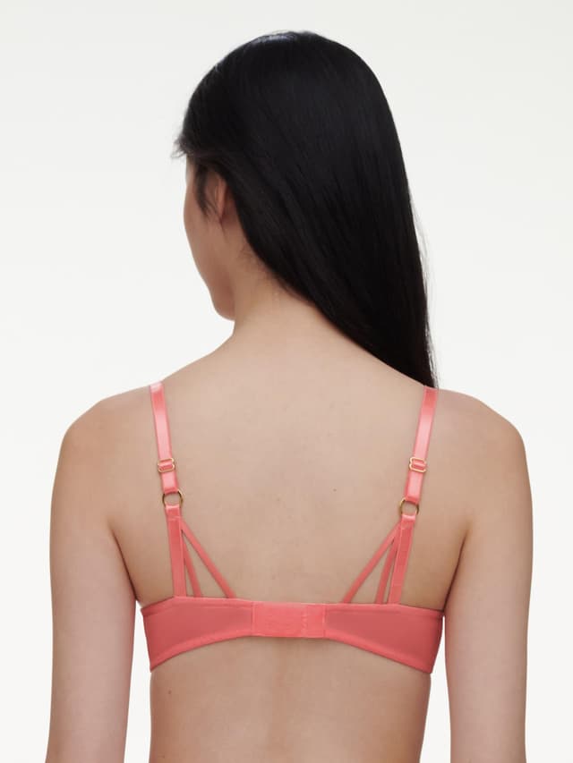 Chantelle Soutien-gorge Coques Push-up - Corail - Cabaret Sauvage