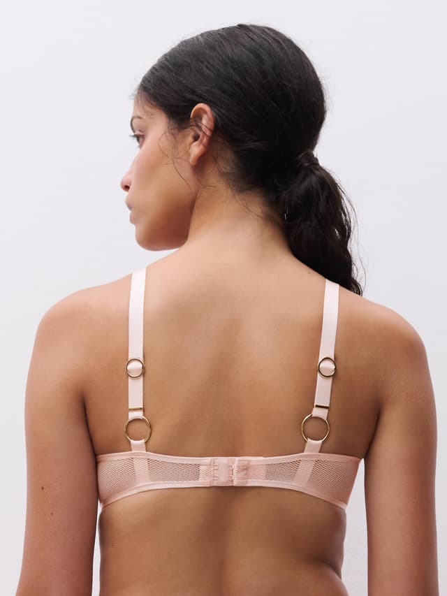 Chantelle Soutien-gorge Coques Push-up - Rose Taffetas - Xquisite