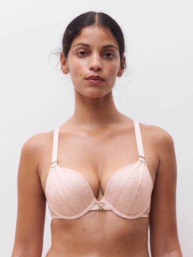 chantelle Soutien-gorge coques push-up - Rose taffetas - Xquisite