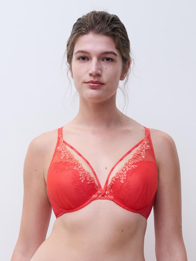 chantelle Soutien-gorge coques push-up - Rouge cocktail - Spice