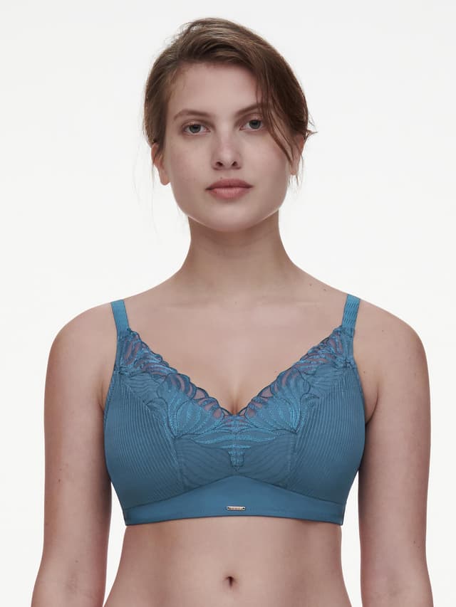 chantelle Soutien-gorge coques sans armature maintien - Bleu jeans - Legend