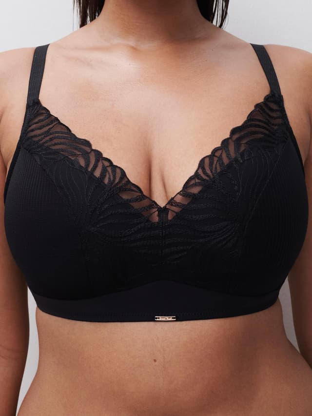 Chantelle Soutien-gorge Coques Sans Armature Maintien - Noir - Legend