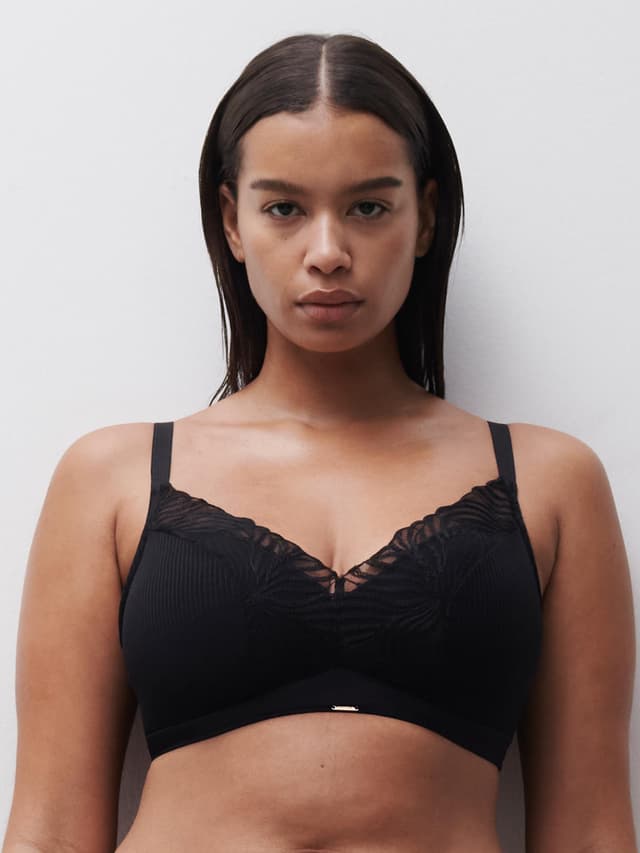 chantelle Soutien-gorge coques sans armature maintien - Noir - Legend