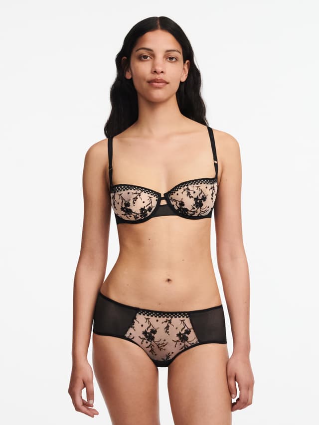 Chantelle Soutien-gorge Corbeille - Beige Doré / Noir - Suzy
