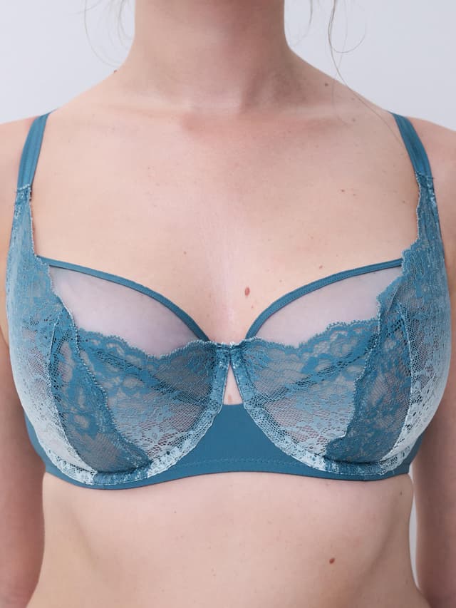 Chantelle Soutien-gorge Corbeille - Bleu Pétrole Dégradé - Crush