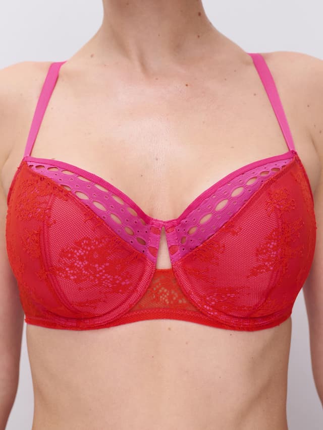 Chantelle Soutien-gorge Corbeille - Flamme / Rose Pitaya - Poison