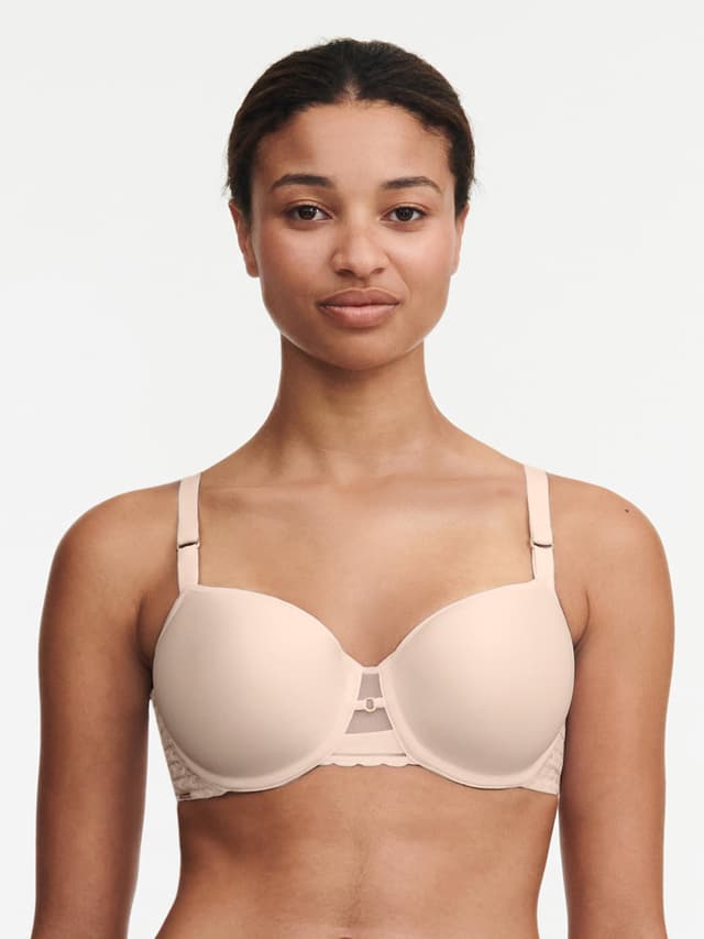Chantelle Soutien-gorge Corbeille Mémoire De Forme - Beige Doré - Monogram
