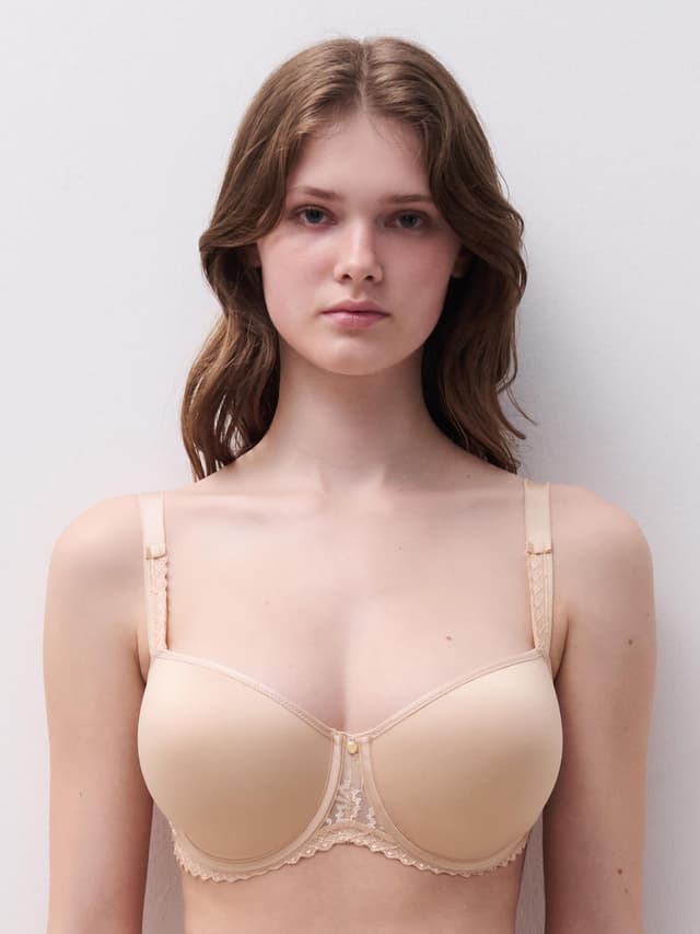 Chantelle Soutien-gorge Corbeille Mémoire De Forme - Beige Doré - Every Curve