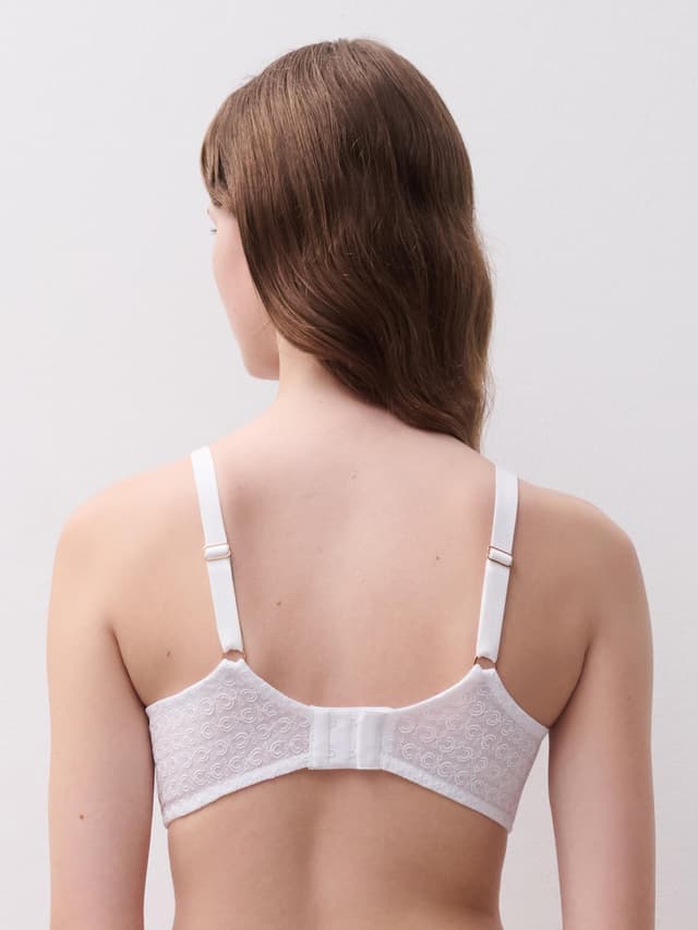 Chantelle Soutien-gorge Corbeille Mémoire De Forme - Blanc - Monogram