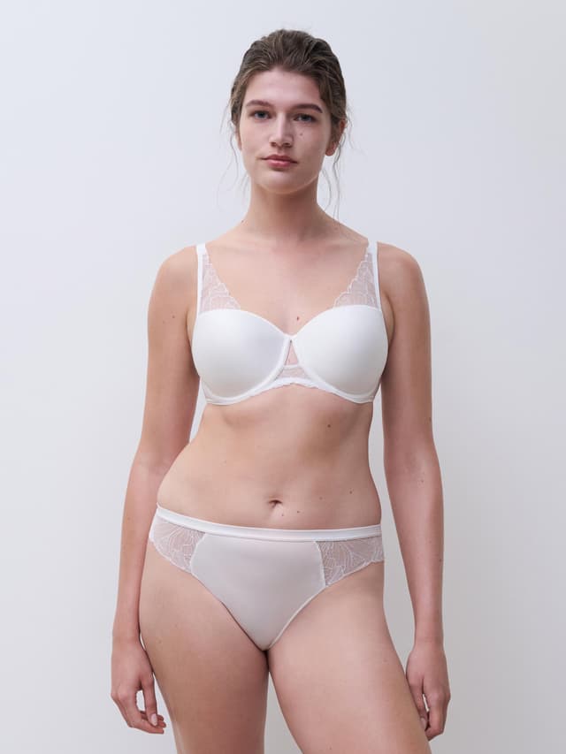 Chantelle Soutien-gorge Corbeille Mémoire De Forme - Milk - Tattoo Love