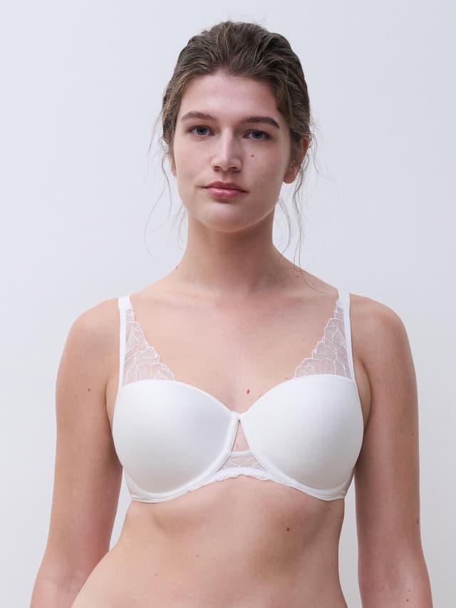 chantelle Soutien-gorge corbeille mémoire de forme - Milk - Tattoo Love