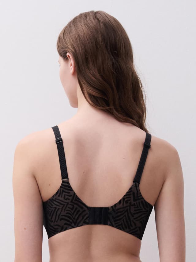 Chantelle Soutien-gorge Corbeille Mémoire De Forme - Noir - Graphic Allure