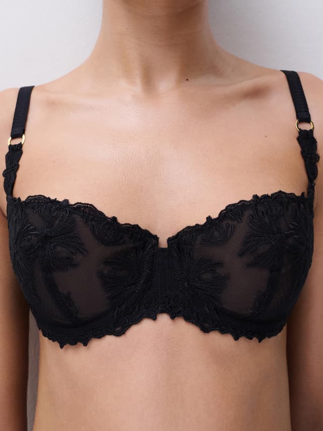 Chantelle Soutien-gorge Corbeille - Noir - Champs Elysées