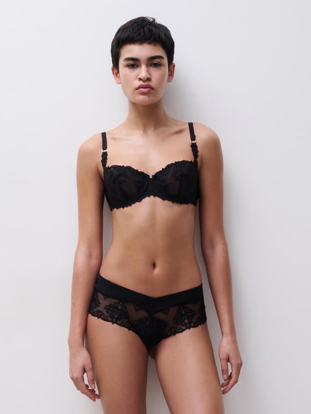 Chantelle Soutien-gorge Corbeille - Noir - Champs Elysées