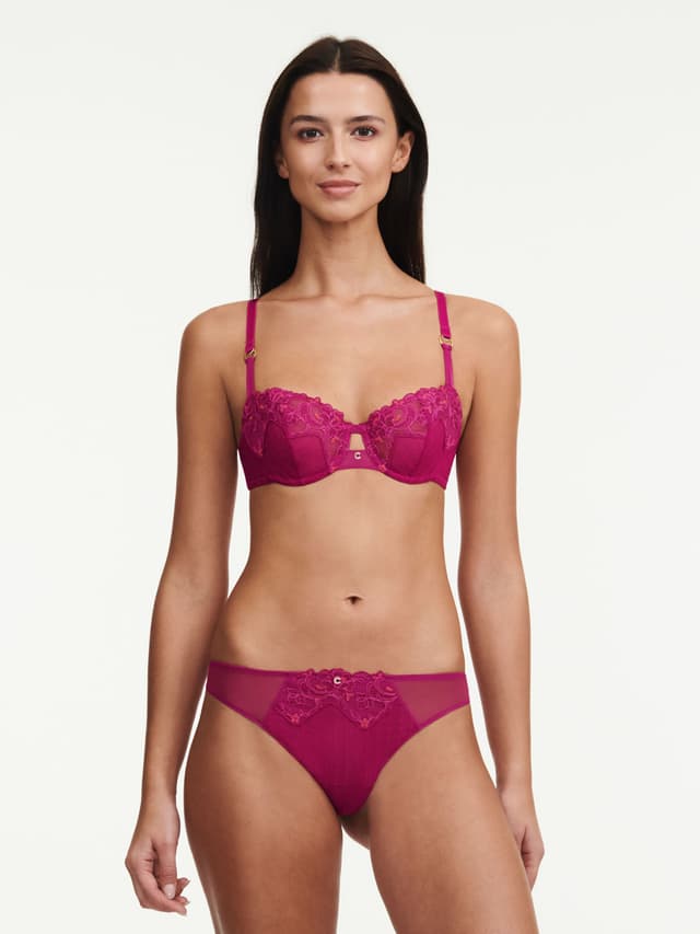 Chantelle Soutien-gorge Corbeille - Rubis - Cabaret Sauvage