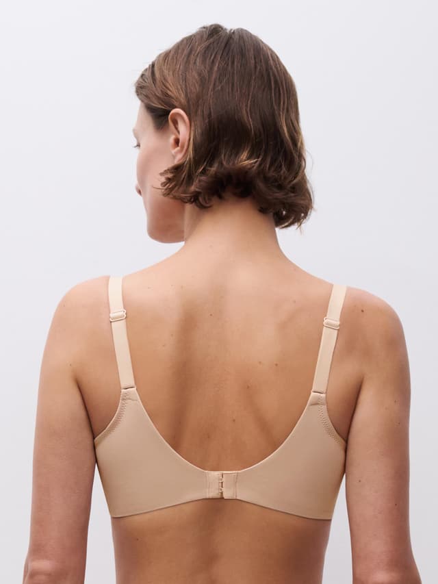 Chantelle Soutien-gorge Emboîtant - Beige Doré - Floral Touch