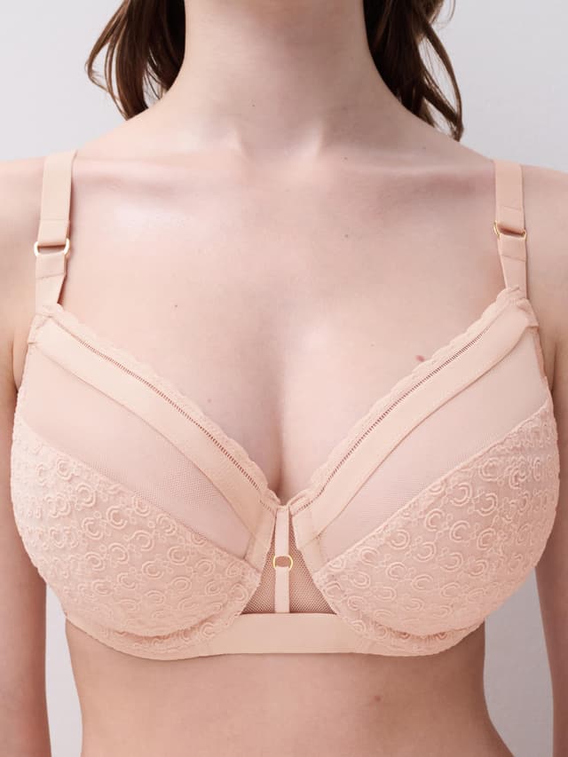 Chantelle Soutien-gorge Emboîtant - Beige Doré - Monogram
