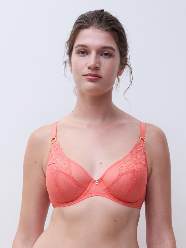 chantelle Soutien-gorge emboîtant - Corail - Cabaret Sauvage
