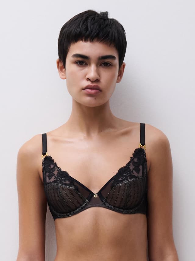 chantelle Soutien-gorge emboîtant - Noir - Cabaret Sauvage