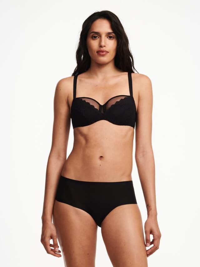Chantelle Soutien-gorge Emboîtant - Noir - Floral Touch