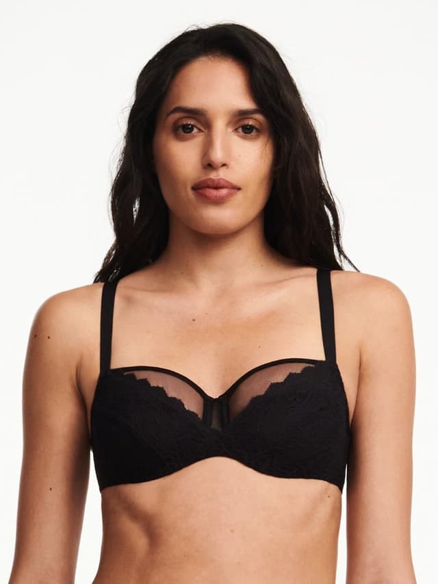 chantelle Soutien-gorge emboîtant - Noir - Floral Touch