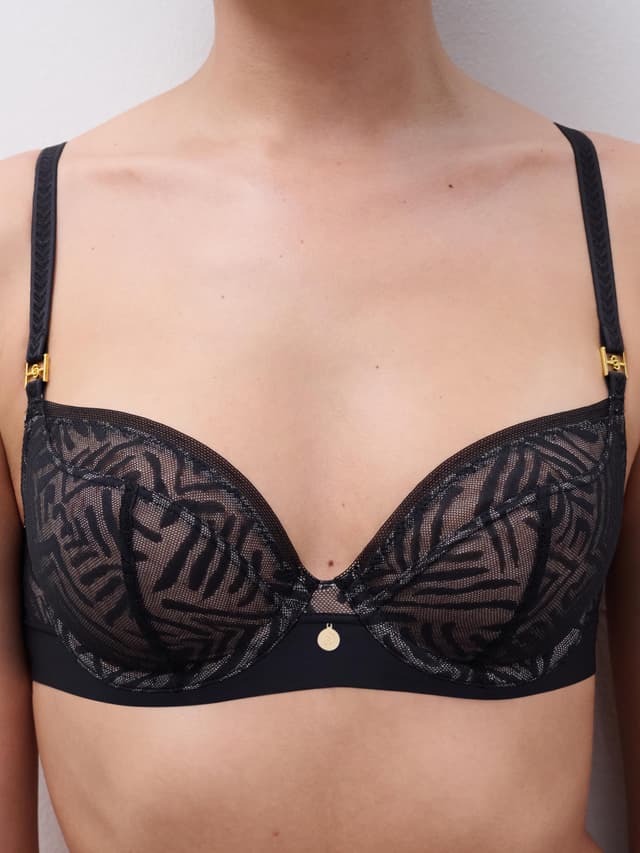 Chantelle Soutien-gorge Emboîtant - Noir - Graphic Allure
