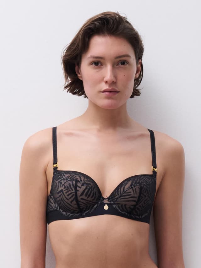 Chantelle Soutien-gorge Emboîtant - Noir - Graphic Allure
