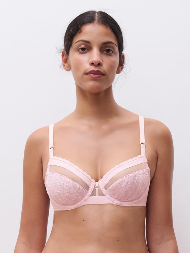 chantelle Soutien-gorge emboîtant - Rose nymphea / Lavandin - Monogram