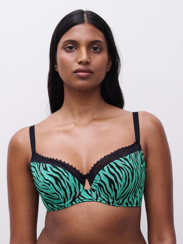 chantelle Soutien-gorge emboîtant - Zèbre emeraude - Pulse