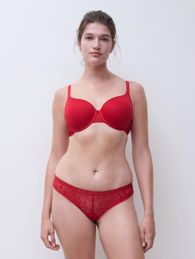 Chantelle Soutien-gorge Mémoire De Forme Emboîtant - Coquelicot - Day To Night