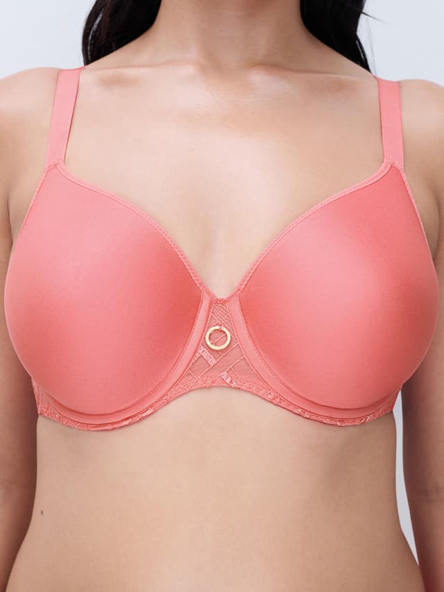 Chantelle Soutien-gorge Mémoire De Forme Emboîtant - Corail - Graphic Support