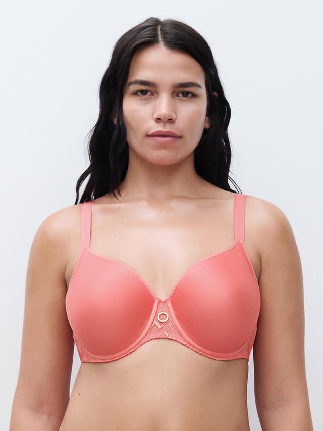 Chantelle Soutien-gorge Mémoire De Forme Emboîtant - Corail - Graphic Support