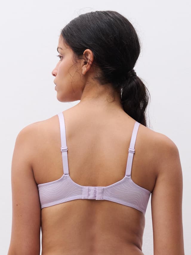 Chantelle Soutien-gorge Mémoire De Forme Emboîtant - Lavandin / Milk - Mystic Dream