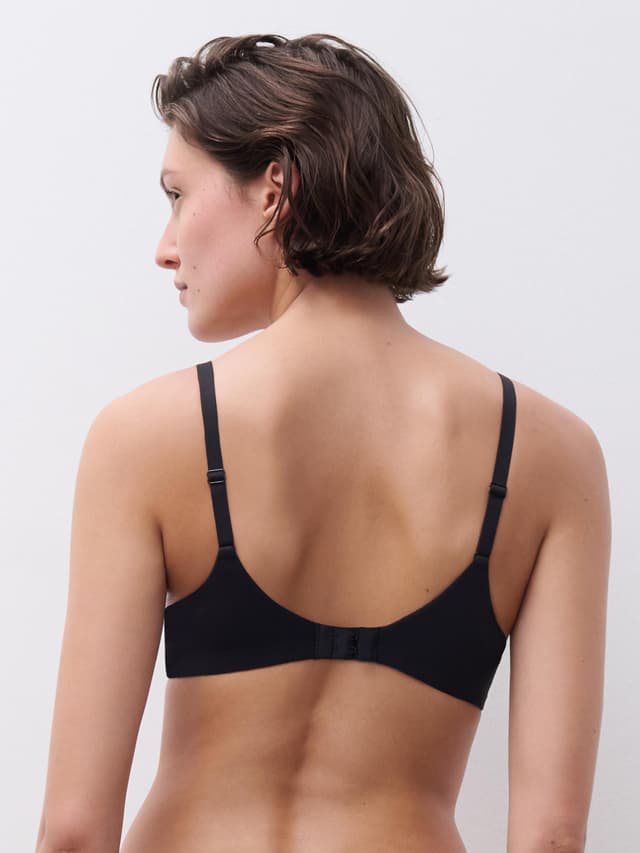 Chantelle Soutien-gorge Mémoire De Forme Emboîtant - Noir - Floral Touch