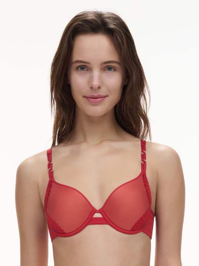 chantelle Soutien-gorge mémoire de forme emboîtant - Rouge passion - Mystic Dream