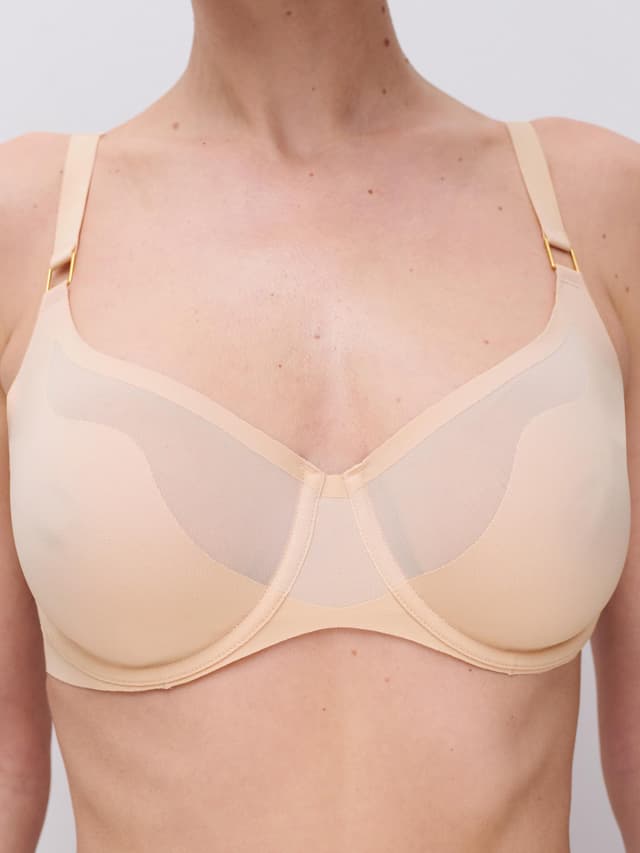 Chantelle Soutien-gorge Moulé Emboîtant - Beige Doré - Pure Light