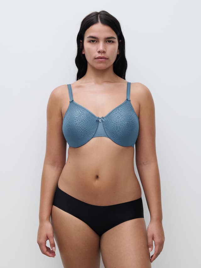 Chantelle Soutien-gorge Moulé Emboîtant - Bleu Jeans - C Magnifique