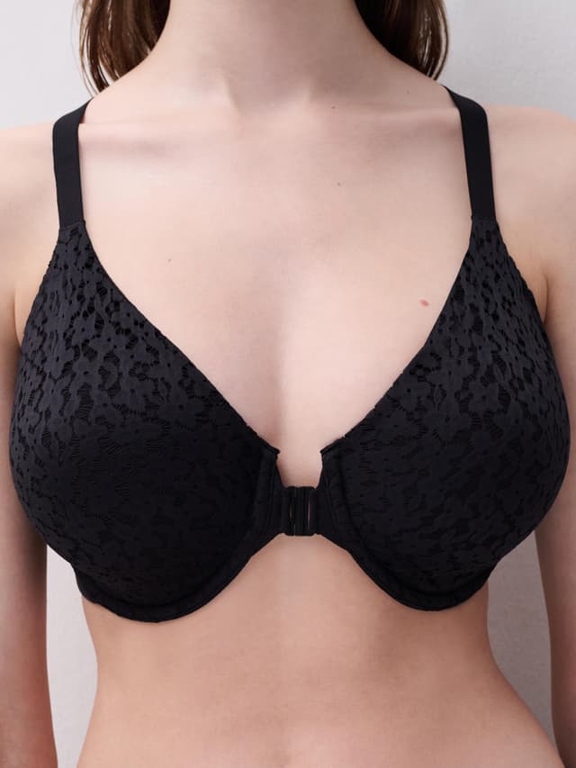 Chantelle Soutien-gorge Moulé Emboîtant Ouverture Frontale - Noir - Norah