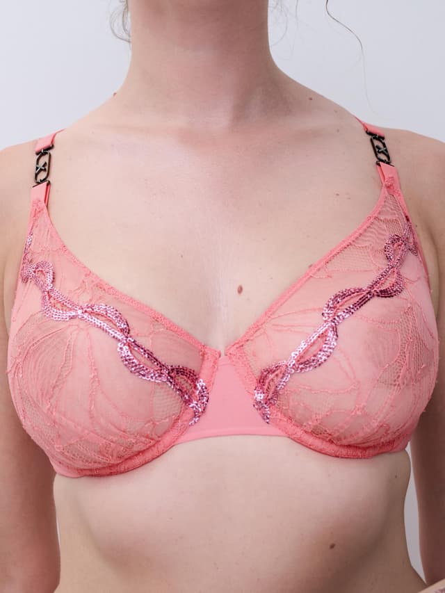 Chantelle Soutien-gorge Plongeant - Pamplemousse - Xtravagant