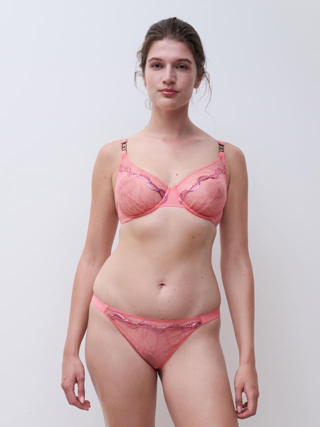 Chantelle Soutien-gorge Plongeant - Pamplemousse - Xtravagant