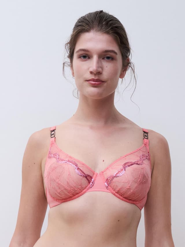 chantelle Soutien-gorge plongeant - Pamplemousse - Xtravagant