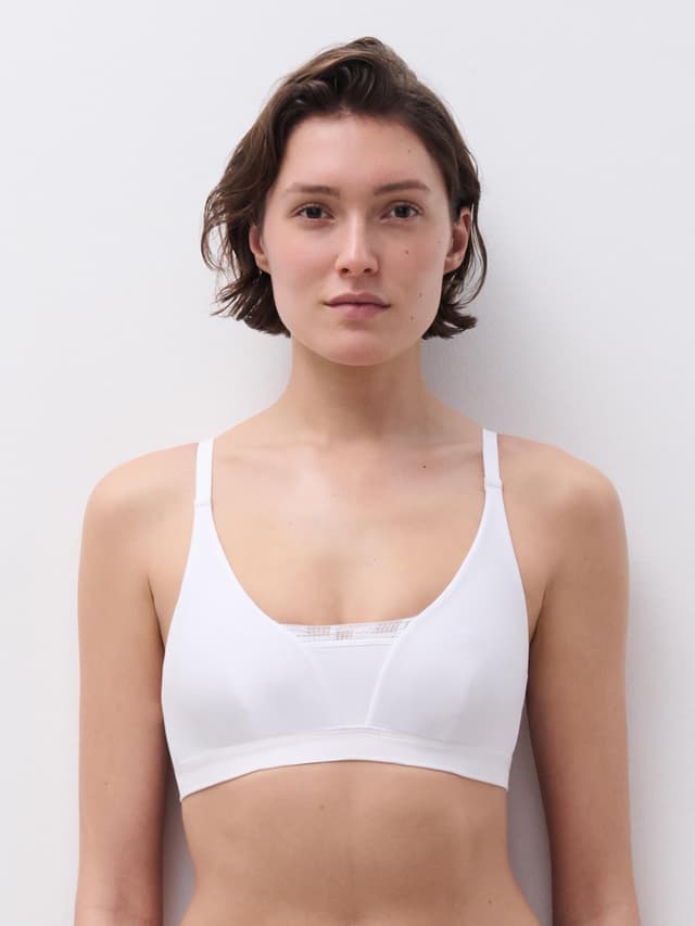 chantelle Soutien-gorge sans armature - Blanc - Mellow Bliss