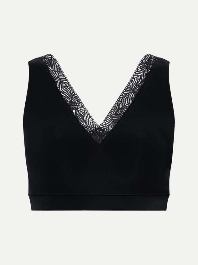 Chantelle Soutien-gorge Sans Armature Coques Dentelle - Noir - SoftStretch