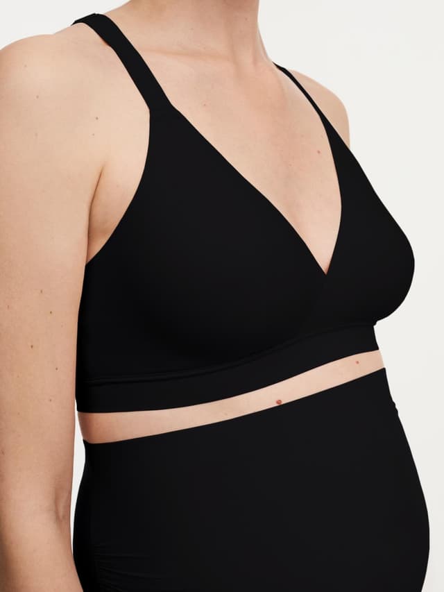 Chantelle Soutien-gorge Sans Armature Grossesse Et Allaitement - Noir - Pure Maternity