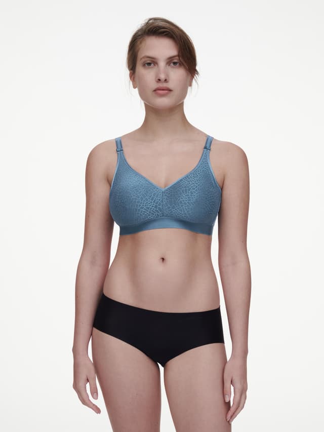 Chantelle Soutien-gorge Sans Armature Maintien - Bleu Jeans - C Magnifique
