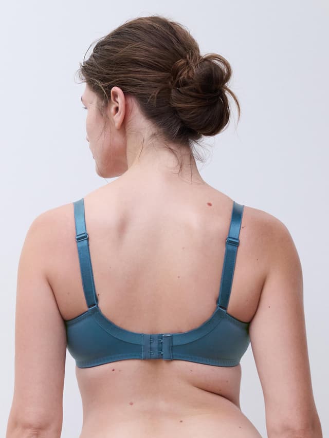 Chantelle Soutien-gorge Sans Armature Maintien - Bleu Jeans Camaieu - Every Curve