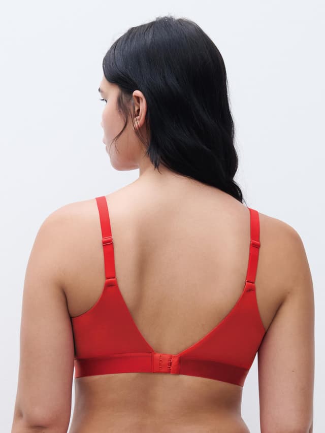 Chantelle Soutien-gorge Sans Armature Maintien - Coquelicot - Norah