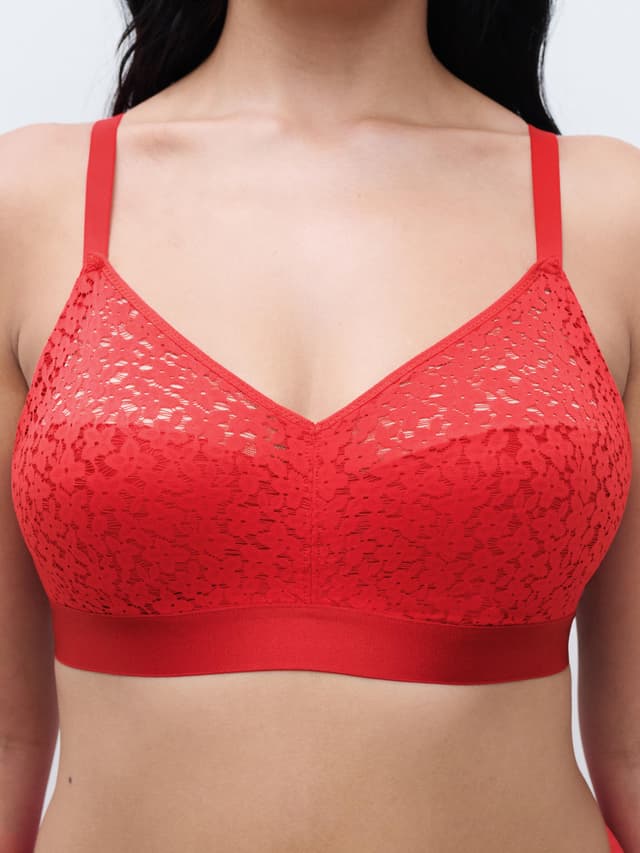 Chantelle Soutien-gorge Sans Armature Maintien - Coquelicot - Norah